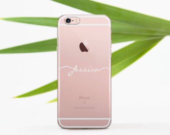 Transparent Personalised Phone Case Phone Transparent Case Clear Case Transparent iPhone 7 Clear iPhone 7 Plus Gel Case iPhone SE Cover 003