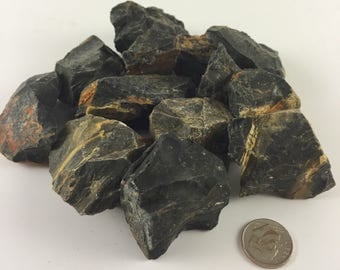 Raw Black Onyx Crystals - Healing Crystals & Stones - Chakra Crystals - Rocks and Minerals - Raw Black Onyx - Black Onyx