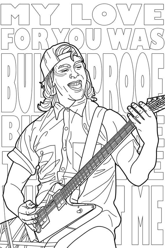 Blink 182 Coloring Coloring Pages Coloring Pages