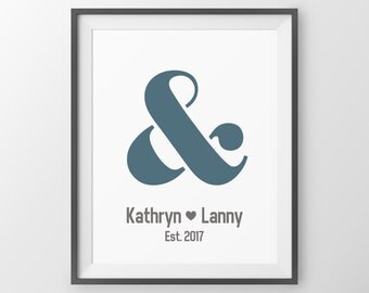 Wedding Gift For Wife Gift To Husband Gift To Wife Gift For Husband Bridal Shower Gift Anniversary Gift Wedding Print
