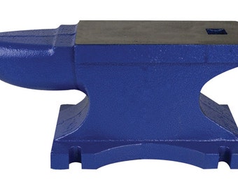 55 LB Round Horn Anvil Iron Metal Working Riveting Punching Forming Jewelers Bench Blacksmith Tool - FORM-0011