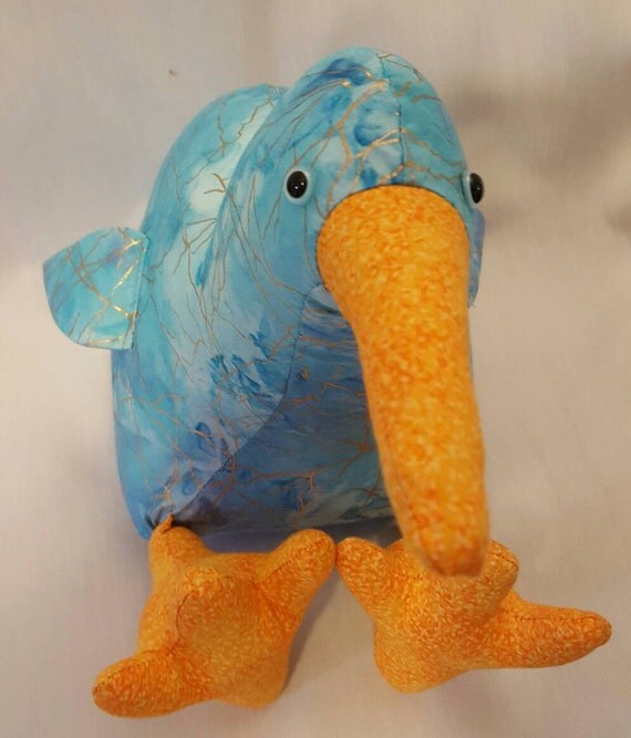 Kiri Kiwi stuffed animal/ softie/ plush made frome a Funky