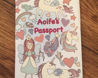 Personalised Passport Covers *First Passport* Ideal for Holidays, presents for children