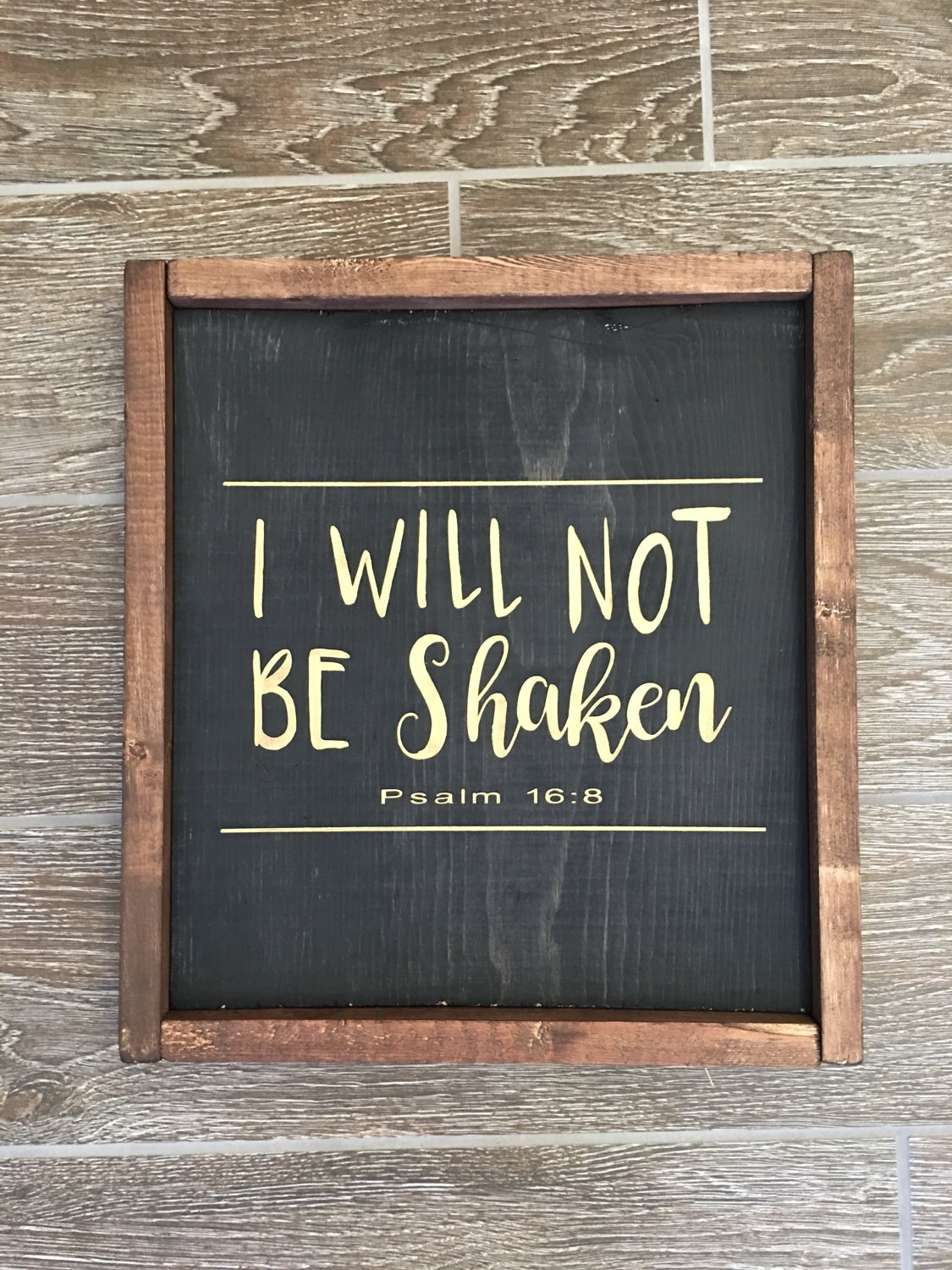 Psalm 16:8 I will not be SHAKEN Bible verse