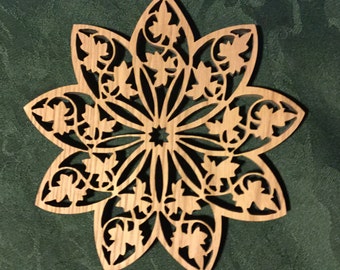 Nine Pointed Star Trivet or Decoration