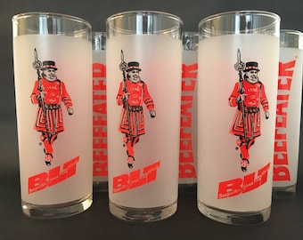 Beefeater Frosted BLT Glasses Set of 6 by Libbey (Beefeater, Lime and Tonic)