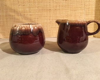 McCoy Pottery Creamer and Sugar Bowl