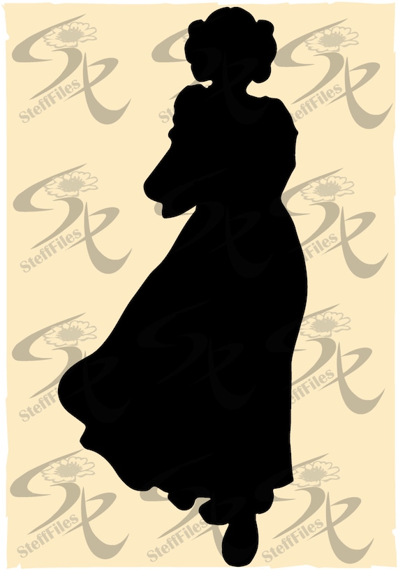 Free Free 345 Silhouette Princess Leia Svg SVG PNG EPS DXF File