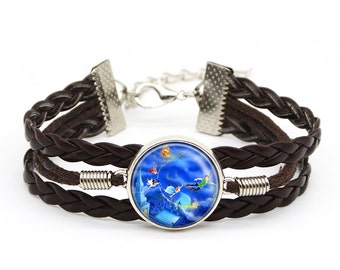 Custom Images Peter Pan Bracelet Peter Pan Jewelry Fashion Lover Birthday Gift Bracelet