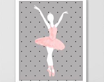 Ballerina wall art | Etsy