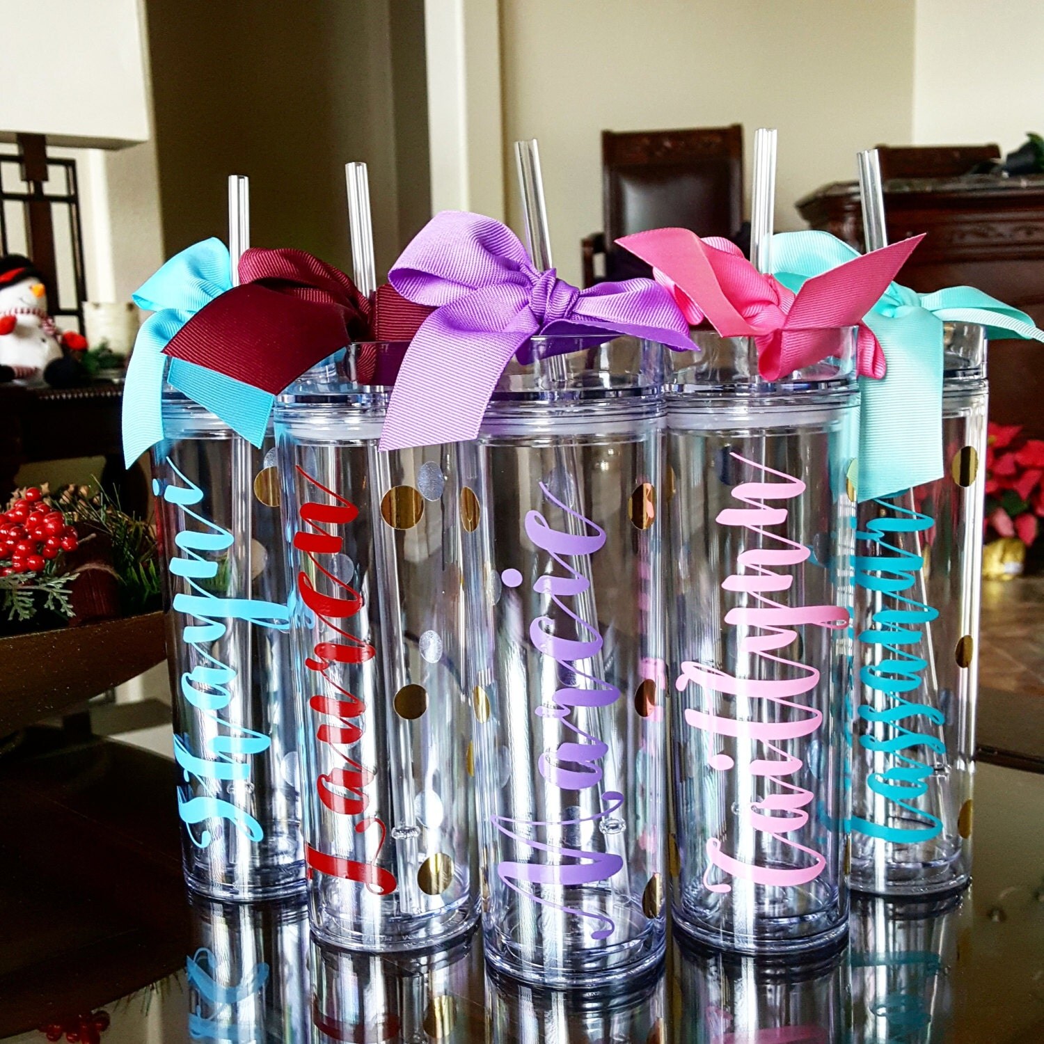 Personalized Tumbler Bridesmaid Gift GiftBride Gift