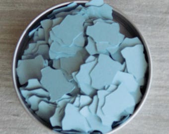 Baby Confetti, Baby Boy Shower Decoration, Christening, Baptism, 350 Blue, Homemade Confetti, Baby Boy, Table Decor, Scrapbook Die Cut