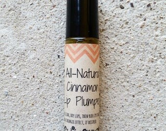 New, Improved Formula! All-Natural Moisturizing + Nourishing Cinnamon Lip Plumper