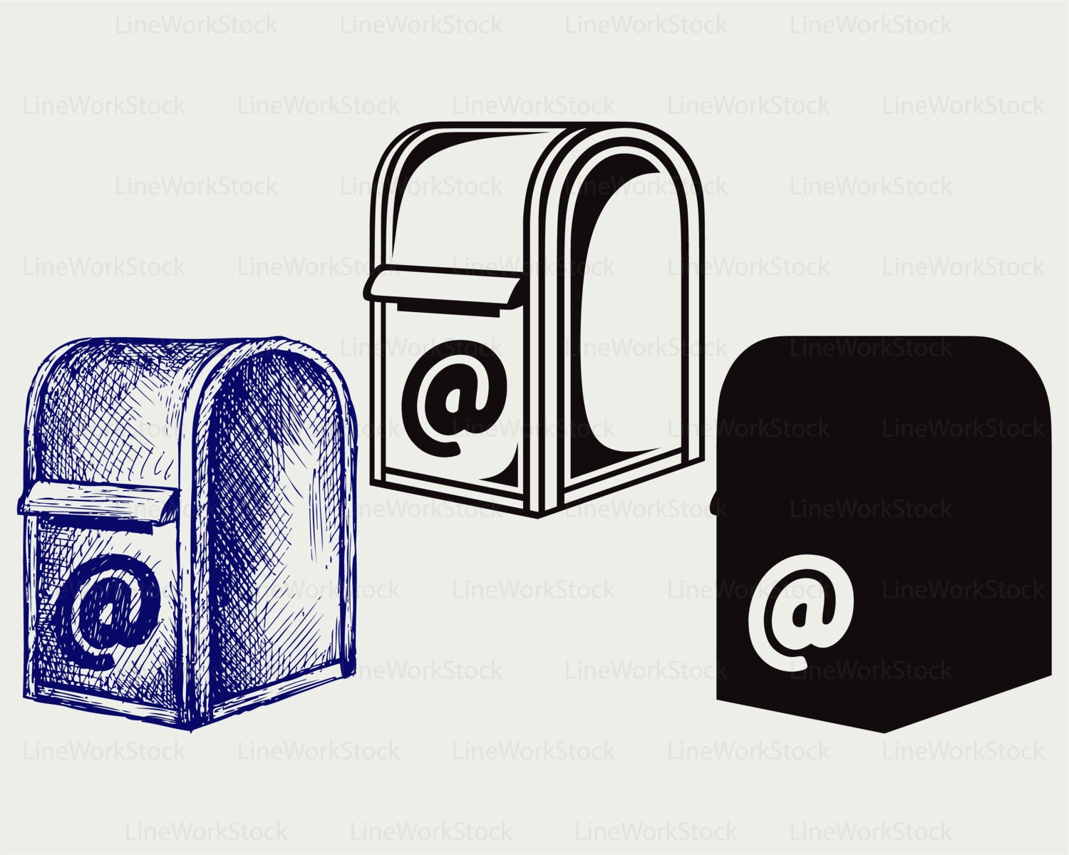 Mailbox svg,mailbox clipart,mailbox svg,mailbox silhouette,mailbox ...