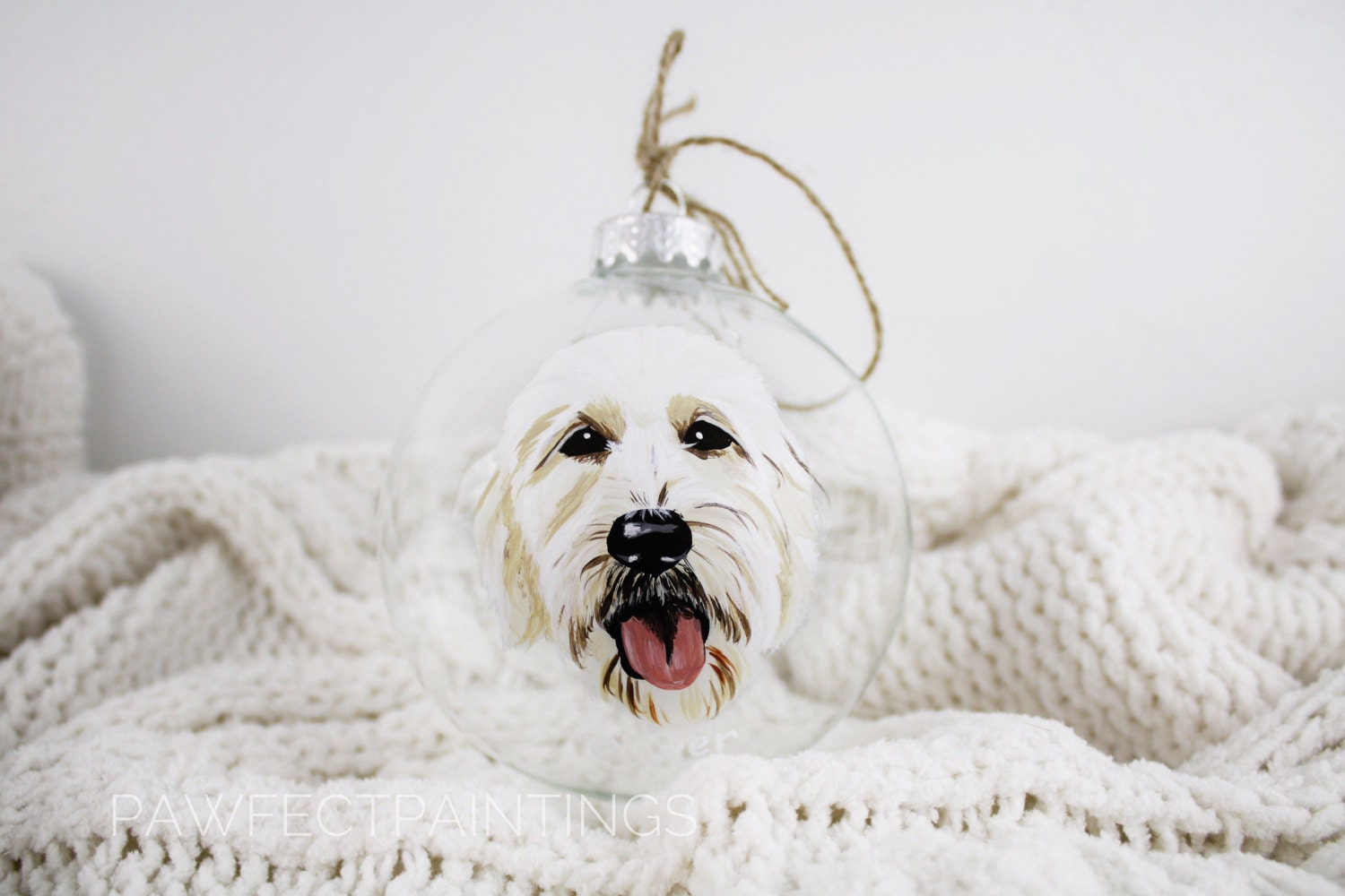 Custom hand painted pet ornaments pet ornaments painted