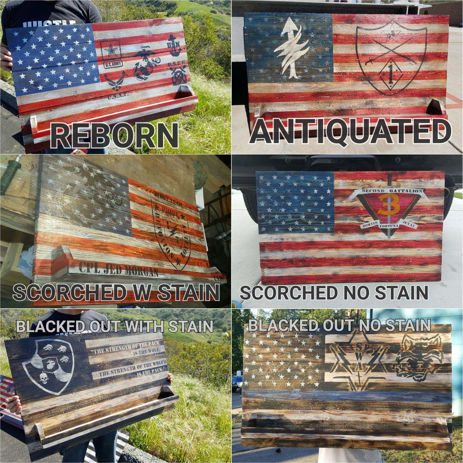 Rustic American Flag Display Patriotic Art Rustic American Flag Display Patriotic Art