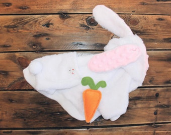 Warm and Cosy Dog Costume Bunny - Rabbit - Dog Hoody - Easter Costume - Dog Coat - Dog Clothing - Pet Clothes - Available to Any Breed -