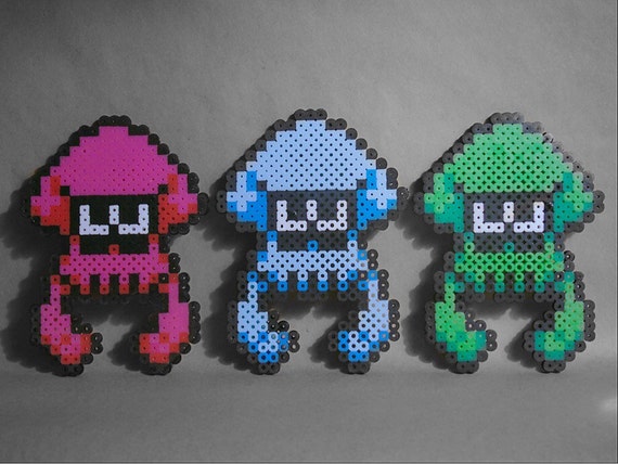 Items similar to Splatoon Perler Bead on Etsy