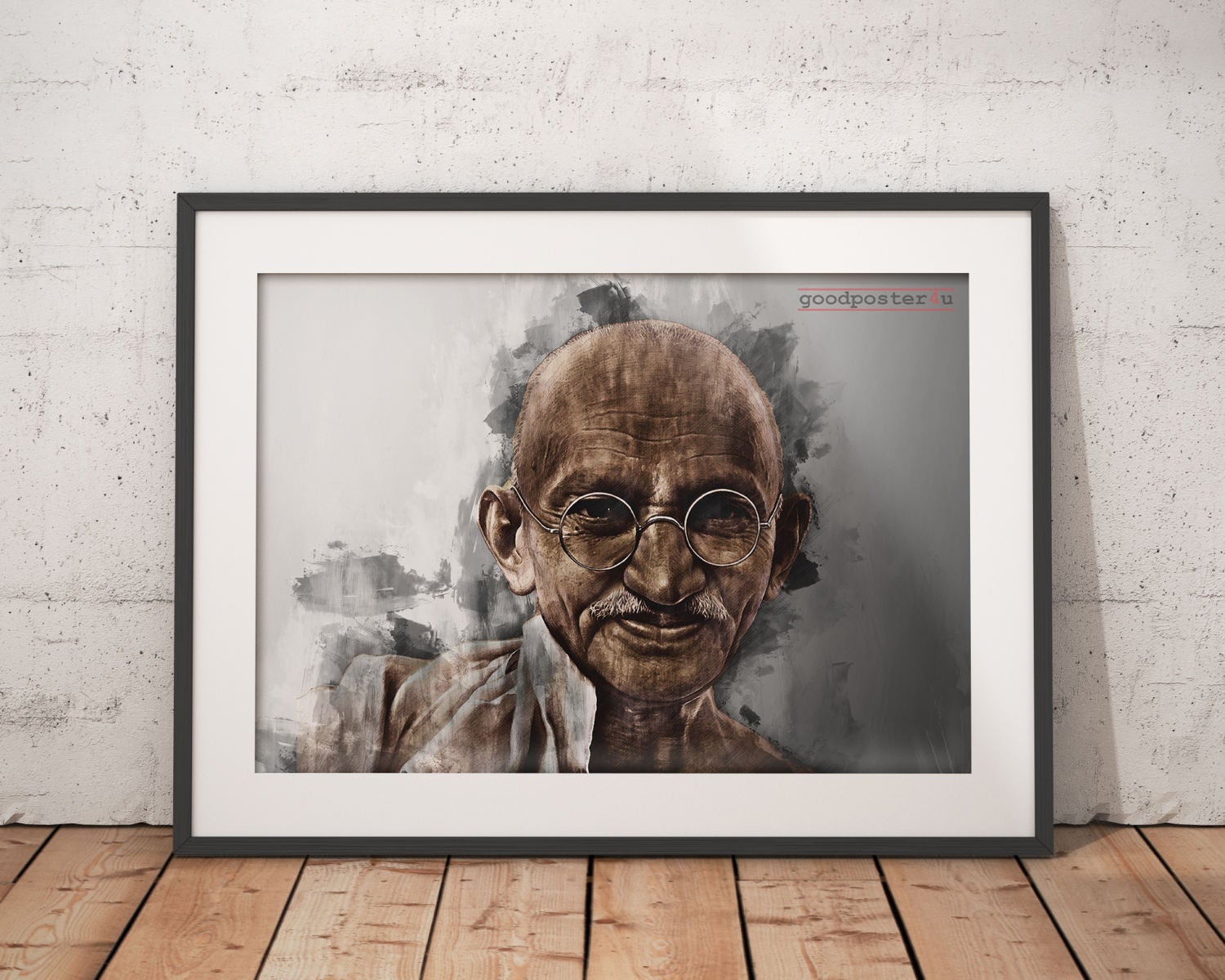 Mahatma Gandhi print Gandhi poster wall art home decor