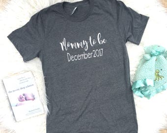 Mommy to be, Cute pregnancy announcement, Maternity shirt, shirt for new mom, Baby shower shirt, maternity photos, expecting mom