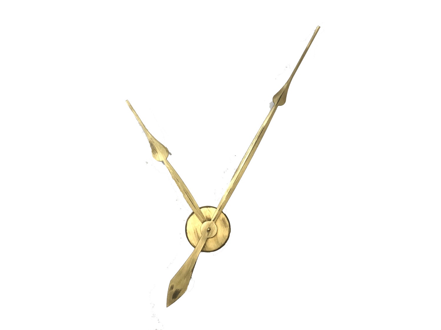 17 3/4 37 COLORSRustic Gold 4Pc. Extra Large Wall Clock