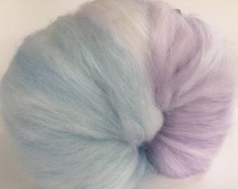 Merino, Bamboo, and Silk Smooth Ombre Batt for Spinning