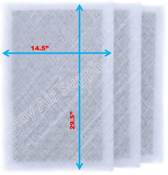 SolaceAir Air Cleaner 16x32 Replacement Filter Media Pads 3