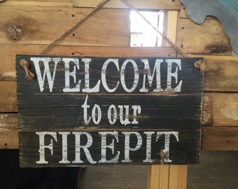 Download Welcome to our firepit | Etsy