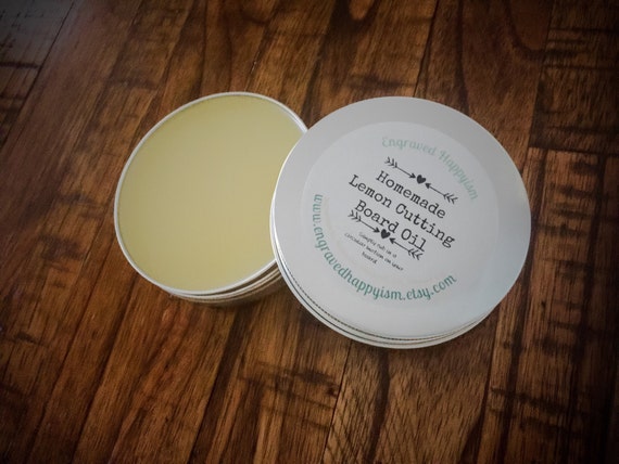 Homemade Lemon Spoon Oil Cutting Board by EngravedHappyism on Etsy