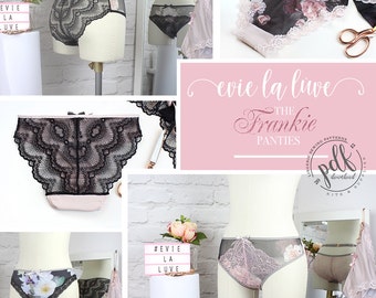 Digital Lingerie Sewing Pattern - The Frankie Panties - Evie la Luve
