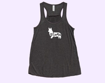 Corgi "Mama", Fit or Flowy TANK