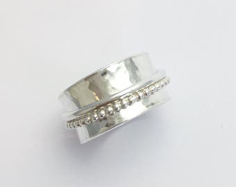 Spinner Ring, Silver Spinner Ring, Spinning Ring, Silver Spinning Ring, Sterling Silver Spinning Ring, Sterling Silver Spinner Ring