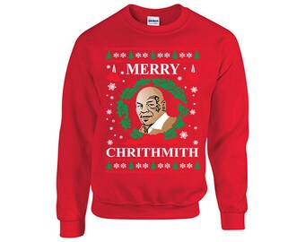 Merry chrithmith ugly christmas Sweater, Christmas party, Holiday gift, ** Expedited Shipping