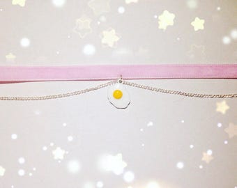 Kawaii Egg Collar/Choker, Fairy Kei, Pastel Kei, Sweet Lolita, Harajuku etc inspired
