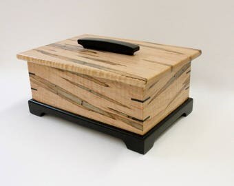 Jewelry Box, Wooden Jewelry Box, Handcrafted Wood Box, Keepsake Box