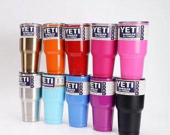 30oz Yeti Rambler, Color Yeti Rambler, Yeti Rambler with Decal