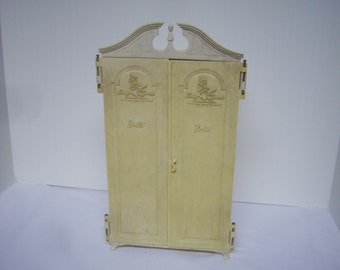 Susy Goose Barbie Wardrobe,Dated 1963, Free Standing Closet,One Of Two, Made In Michigan, USA, As Found, Hard Plastic, Needs Some TLC,