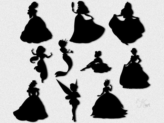 Free Free 114 Silhouette Disney Princess Svg Free SVG PNG EPS DXF File