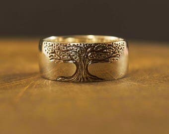 Silver Tree Ring, Tree Wedding Ring, Tree of Life Ring, Woodland Ring, Family Tree Ring, Tree Ring Jewelry, Nature Ring, Twig, Tree Branch
