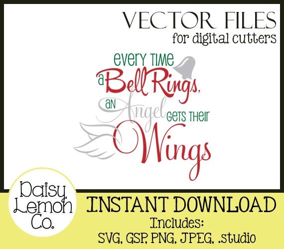 Download Vector FileEvery Time a Bell Rings an Angel Gets Their