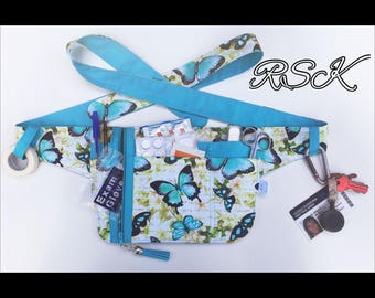 Hip carry bag, bum bag, utility belt, nurses pouch, nurse organizer, nurse pocket organizer, gifts for nurses, hip bag, festival belt