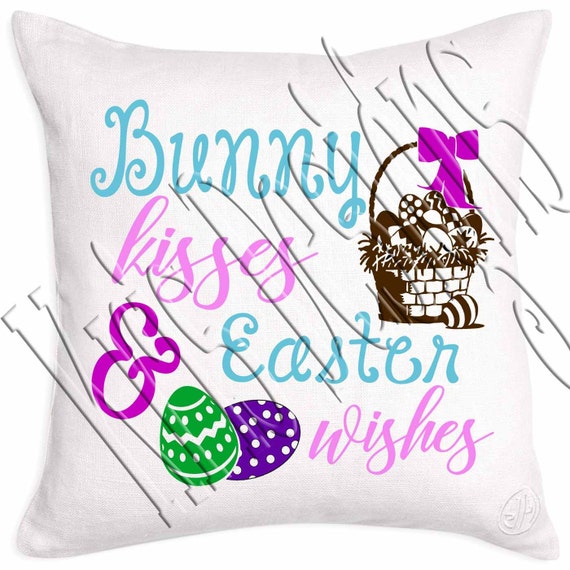 Download Bunny Kisses and Easter Wishes SVG PNG JPG