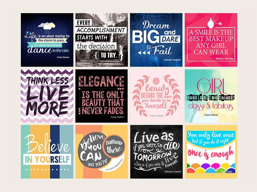 k kikki inspirational quotes Stickers, Motivational Inspirational Quotes Stickers