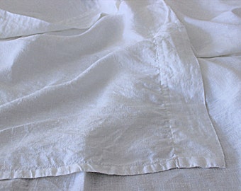Linen sheet flat . Natural linen sheet.Stonewashed Baltic Linen. sizes Twin.Queen.King.custom