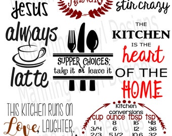 kitchen digital svg file, digital download, kitchen towels digital file, cuttable file