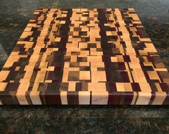 Multiple Hardwood End Grain Cutting Board