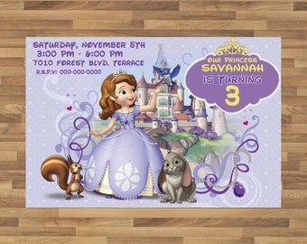 Invitación de la Princesa Sofia