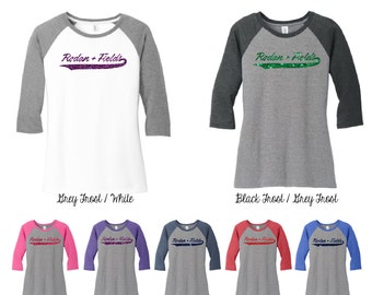 Glitter Rodan and Fields 3\4 Raglan Sleeve Shirt, Rodan and Fields Shirt, Rodan and Fields