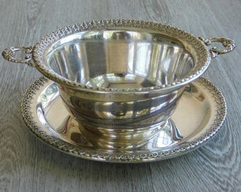 Wilcox Rose Marie Bowl & Dish