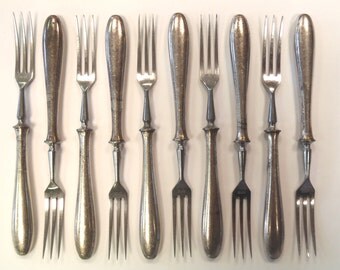 British Army Metal Vintage Inox Forks - Serving & Dining - Retro/Historical/Antique